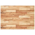 vidaXL Étagère de vasque murale acier et bois massif d'acacia