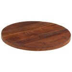 vidaXL Dessus de table Ø 40x3 8 cm rond bois massif de récupération