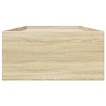 vidaXL Cadre de lit sans matelas chêne sonoma 90x200 cm
