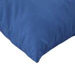 vidaXL Coussins de canapé 4 Pièces bleu royal 40x40 cm tissu