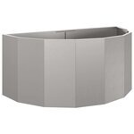 vidaXL Jardinière Rouillé 120 x 60 x 50 cm