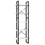 vidaXL Bibliothèque à 5 niveaux Blanc 60x30x175 cm Bois de pin