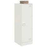 vidaXL Buffet blanc 34 5x39x107 cm acier