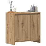 vidaXL Armoire lavabo de salle de bain chêne artisanal 60x33x60 cm