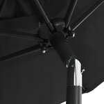 vidaXL Parasol Anthracite 200x224 cm Aluminium