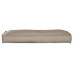 vidaXL Coussin pour dossier de palette Taupe 120 x 40 x 12 cm