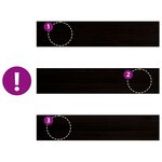 vidaXL Marches d'escalier 2 Pièces marron foncé 120x30x2 cm chêne massif