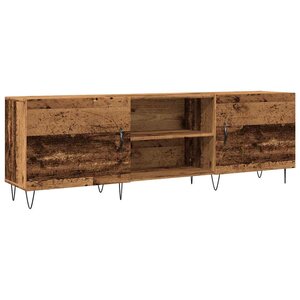 vidaXL Meuble TV vieux bois 150x30x50 cm bois d'ingénierie