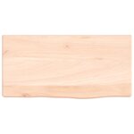vidaXL Étagère murale 40x20x4 cm bois de chêne massif non traité