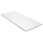 vidaXL Sur-matelas 80 x 200 cm Mousse à mémoire de forme Visco 6 cm