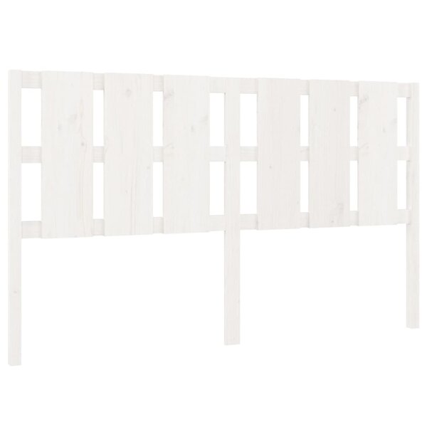 vidaXL Tête de lit blanc 165 5x4x100 cm bois massif de pin