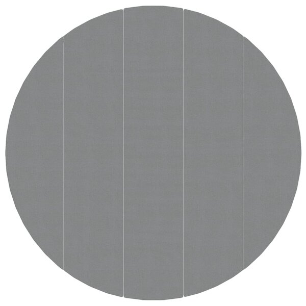 vidaXL Bâche de piscine gris clair Ø550 cm géotextile polyester