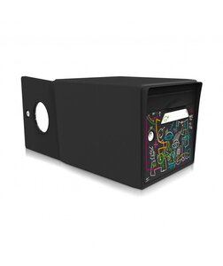 Boîte aux lettres noire 2 portes "Vache de Pub" [VanLuc]