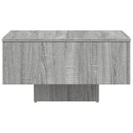 vidaXL Table basse Sonoma gris 60x60x31 5 cm Bois d'ingénierie