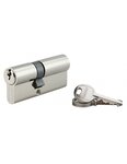 THIRARD - Cylindre de serrure double entrée SA  30x40mm  anti-arrachement  nickel  vis 45mm 3 clés