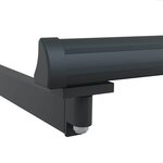 vidaXL Auvent Anthracite 3 x 2 5 m Métal