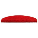vidaXL Tapis d'escalier auto-adhésifs 15 Pièces Rouge 80 x 24 5 x 3 5 cm