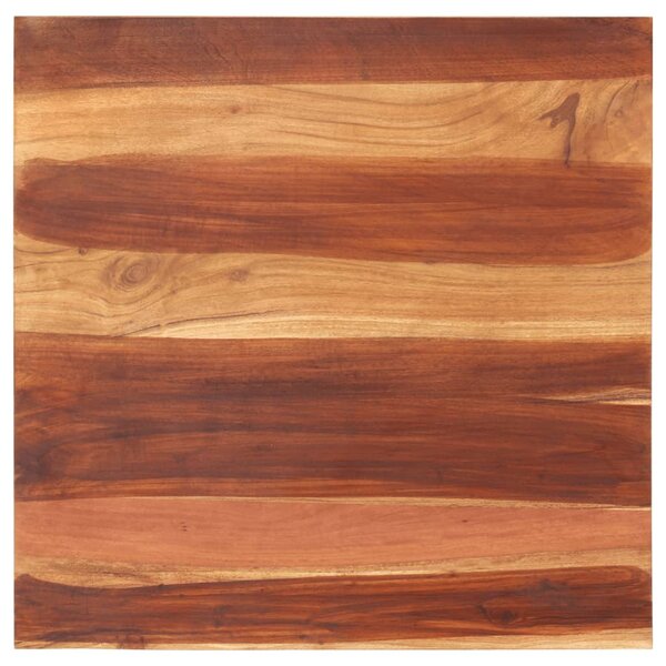 vidaXL Dessus de table Bois solide 25-27 mm 70x70 cm