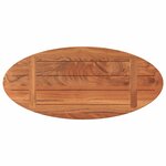 vidaXL Dessus de table 80x40x3 8 cm ovale bois massif d'acacia