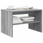 vidaXL Meuble TV sonoma gris 60x40x40 cm bois d'ingénierie