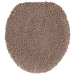 vidaXL Tapis de bain 3 Pièces Marron 50 x 50 cm Polypropylène