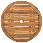 vidaXL Ensemble à manger de jardin pliable 3 Pièces Bois d'acacia solide