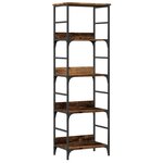 vidaXL Bibliothèque vieux bois 50x33x153 cm bois d'ingénierie