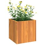vidaXL Jardinière 35x35x35 cm bois massif d'acacia