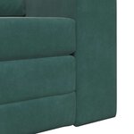vidaXL Canapé-Lit Vert foncé 98 x 71 x 83 cm Velours