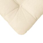 vidaXL Coussins de siège 4 Pièces Crème 45 x 45 cm