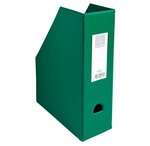 Porte revue Dos 100mm PVC Vert x 10 EXACOMPTA