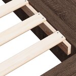 vidaXL Cadre de lit sans matelas chêne marron 75x190 cm