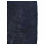 vidaXL Tapis shaggy à poils longs NAVARRA bleu marine 240x340 cm