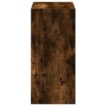 vidaXL Bibliothèque chêne fumé 68 5x32x68 5 cm bois d'ingénierie