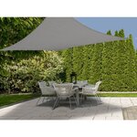 ProGarden Toile d'ombrage 3x3 m Gris Carré