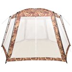 vidaXL Tente de piscine Tissu 590x520x250 cm Camouflage