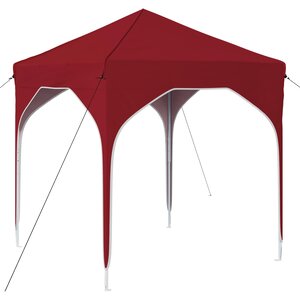vidaXL Tente de fête pop-up 194 x 194 x 245 cm Bordeaux