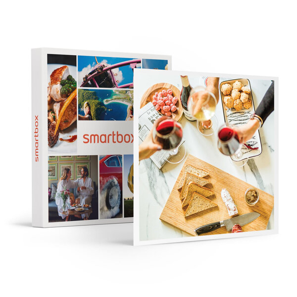 SMARTBOX - Coffret Cadeau Box surprise terroir et vin français à déguster chez soi -  Gastronomie