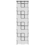 vidaXL Store enrouleur de douche avec cassette largeur du tissu 76 cm