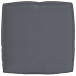 vidaXL Set de coussins de palette 2 Pièces Anthracite 50 x 50 x 12 cm