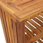 vidaXL Armoire de jardin Marron 75 x 35 x 70cm Bois d'Acacia Massif