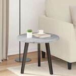 vidaXL Plateau de table Sonoma gris 50 x 50 x 1.5 cm Bois d'ingénierie