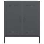 vidaXL Buffet anthracite 68x39x79 cm acier