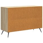 vidaXL Buffet Chêne Sonoma 89 x 34 5 x 60 cm Bois d'ingénierie