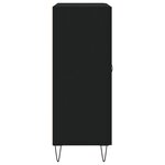 vidaXL Buffet noir 69 5x34x90 cm bois d'ingénierie