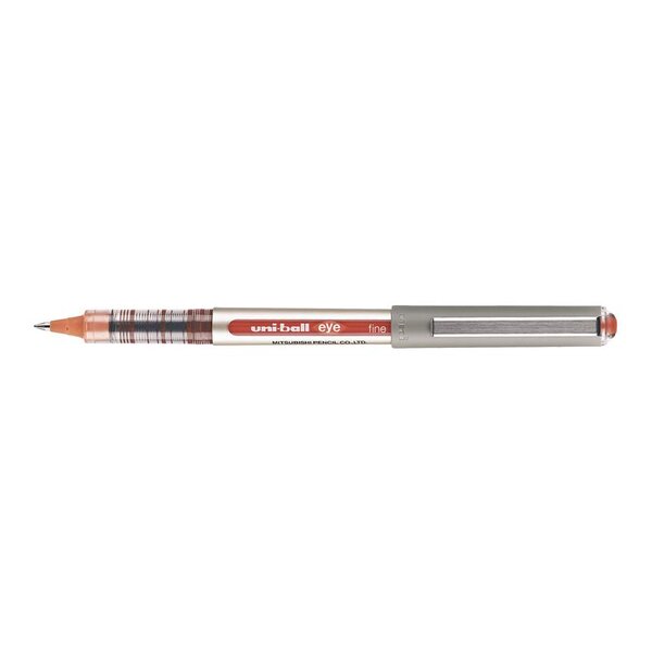 Roller encre liquide EYE UB157 pointe moyenne 0 7mm orange UNI-BALL