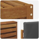 vidaXL Ensemble de canapé d'angle 7 Pièces Naturel et Anthracite
