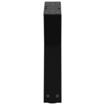 vidaXL Pieds de table basse 2 pièces Noir 40 x (30-31 3) cm Acier