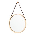 Miroir mural avec cadre en bambou 35 cm 03_0007893