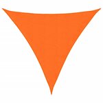 vidaXL Voile de parasol tissu oxford triangulaire 3x3x3 m orange